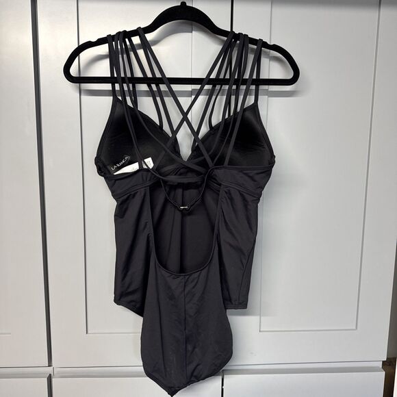 La‎ Blanca Womens 12 Island Goddess Multi Strap Cross Back & Front  Swimsuit - Picture 5 of 9